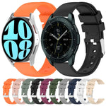 Bracelet de montre en silicone uni lisse de 20 mm, pour Samsung Galaxy Watch 4 Classic 42 mm, pour Samsung Galaxy Watch Active 2 44 mm, pour Samsung Galaxy Watch Active 2 40 mm, pour Samsung Galaxy Watch 42 mm
