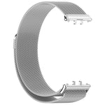 For Samsung Galaxy Fit 3 Milanese Metal Steel Mesh Watch Band, Silver, Black, Gray, Pink, Starlight, Gold, Rose Gold