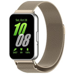 For Samsung Galaxy Fit 3 Milanese Metal Steel Mesh Watch Band, Silver, Black, Gray, Pink, Starlight, Gold, Rose Gold