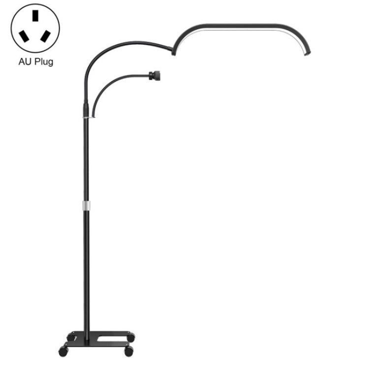 Lampe LED lune sur pied HD-G63X avec télécommande et variation d’intensité, lampe beauté manucure et cils, prise US, prise UK, prise EU, prise AU