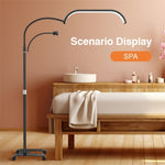 Lampe LED lune sur pied HD-G63X avec télécommande et variation d’intensité, lampe beauté manucure et cils, prise US, prise UK, prise EU, prise AU