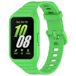 For Samsung Galaxy Fit 3 Integrated TPU Watch Band, Red, Black, White, Orange, Beige, Pink, Cyan, Sky Blue, Dark Green, Dark Blue, Green, Purple