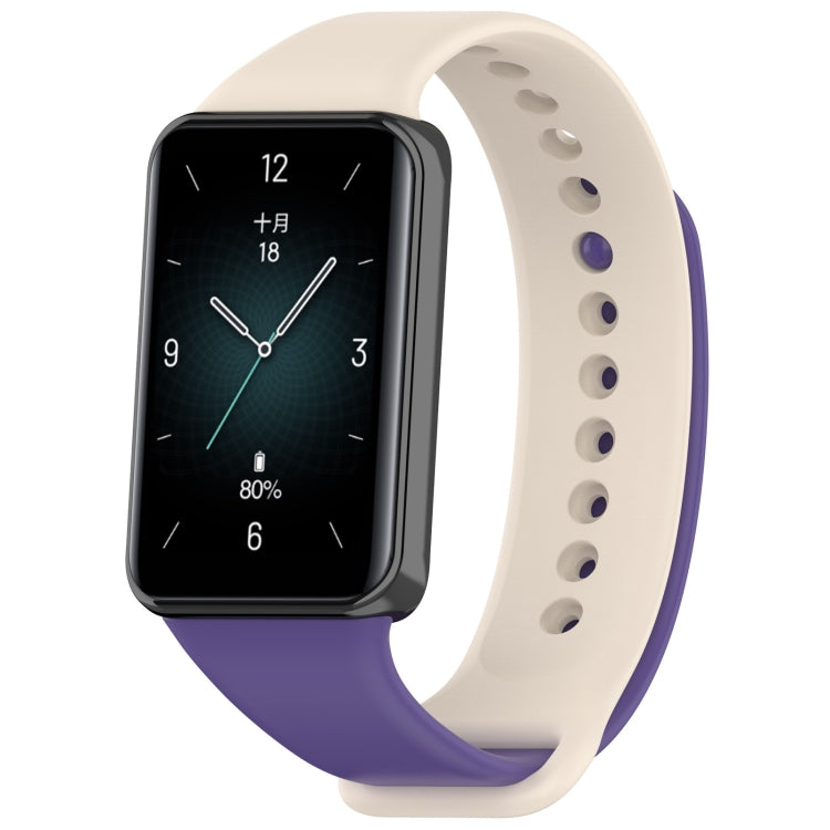 For Honor Band 9 Solid Color TPU Watch Band, Black, Sky Blue, Purple, Starlight, Starlihgt+Purple, Purple+Starlight, Dark Blue, Orange, White, Red, Pink, Teal, Dark Gray, Lime, Dark Green
