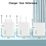 Chargeur mobile USB 67W / Type-C PD 33W Super charge rapide protocole complet, prise EU, prise EU