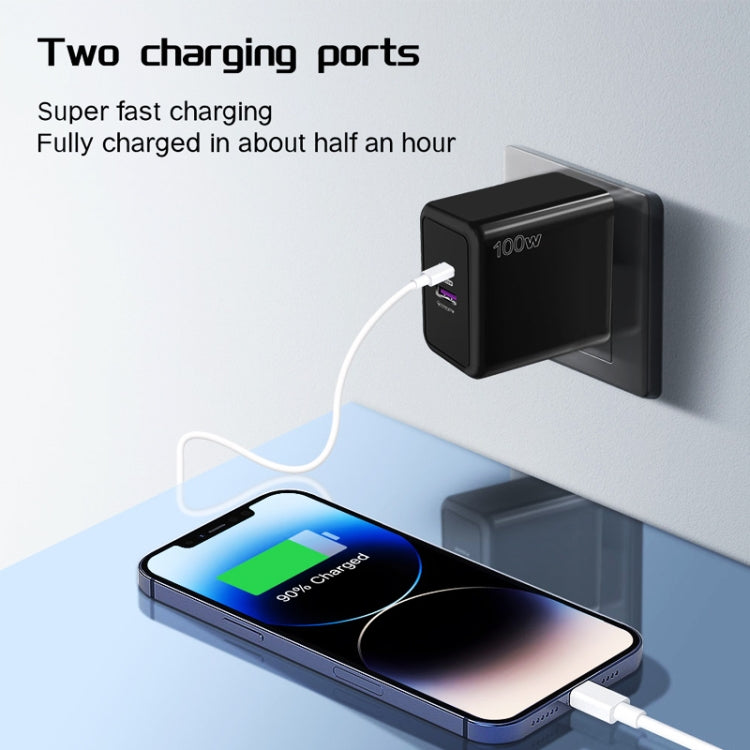 Chargeur mobile USB 67W / Type-C PD 33W Super charge rapide protocole complet, prise EU, prise EU