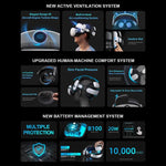 BOBOVR S3 Pro Pour Meta Quest 3 VR Bandeau avec Batterie 10000mAh, S3 Pro