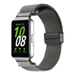 Bracelet de montre en nylon tressé à boucle magnétique pour Samsung Galaxy Fit3
