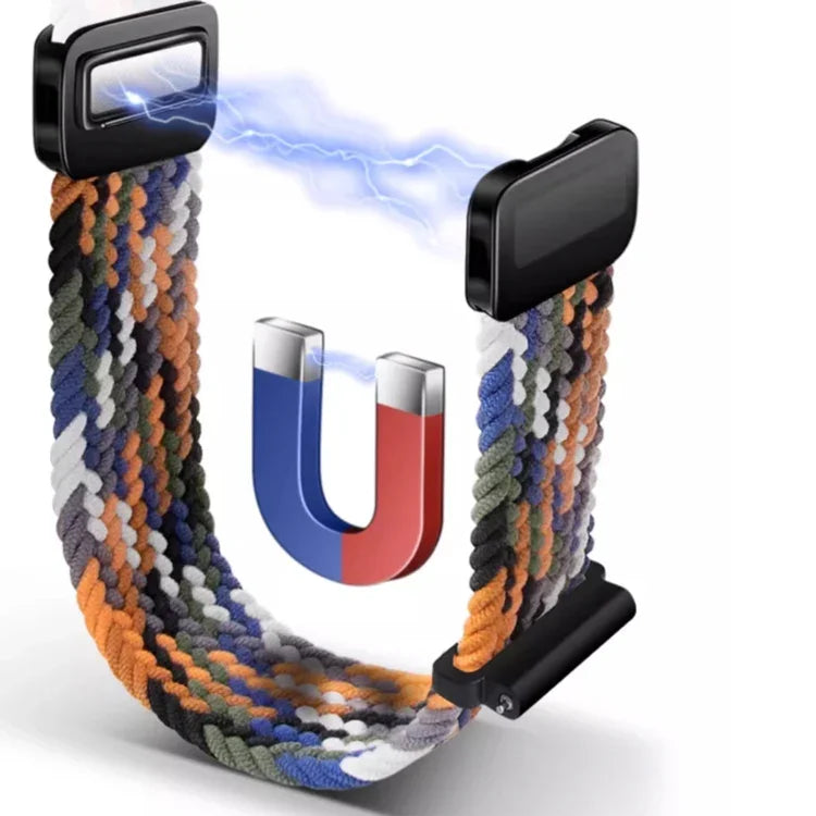 Bracelet de montre en nylon tressé à boucle magnétique pour Samsung Galaxy Fit3