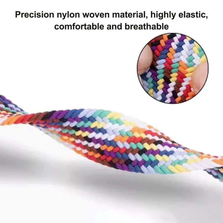Bracelet de montre en nylon tressé à boucle magnétique pour Samsung Galaxy Fit3