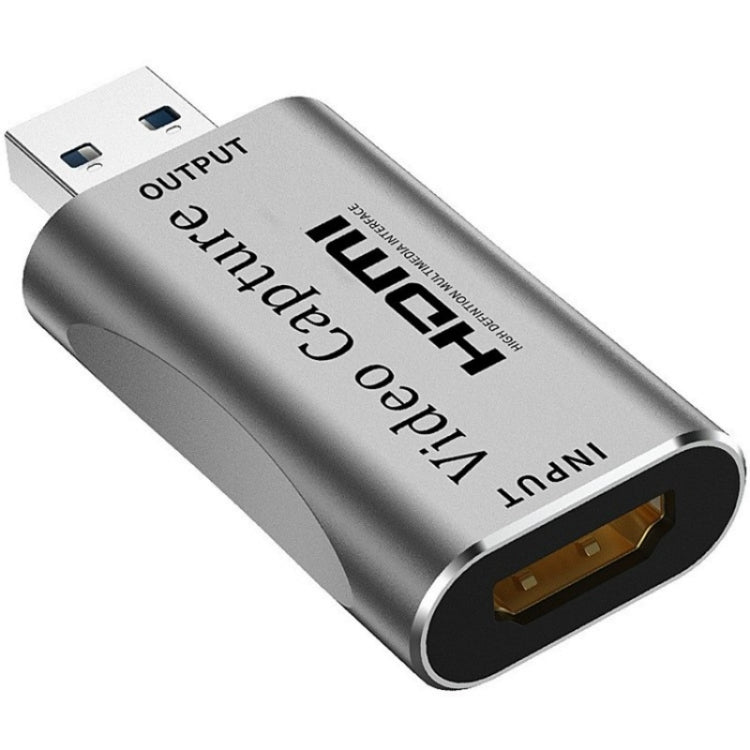 C30 pour la diffusion en direct de jeux, carte de capture vidéo HD en alliage d'aluminium USB mâle vers HDMI femelle, C30