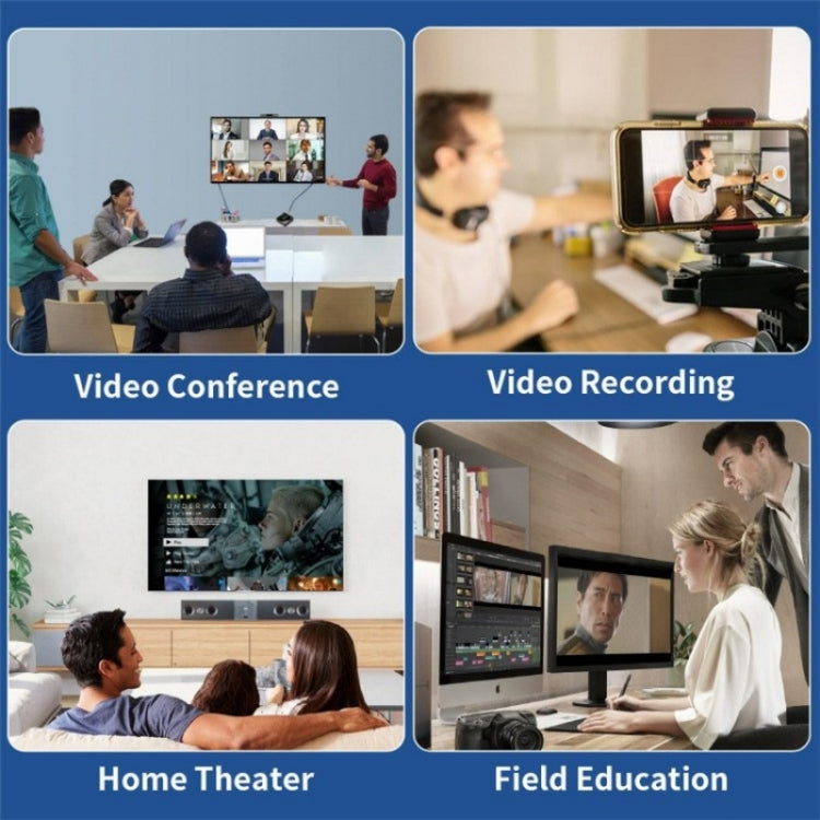 C30 pour la diffusion en direct de jeux, carte de capture vidéo HD en alliage d'aluminium USB mâle vers HDMI femelle, C30