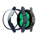 Étui de protection intégré pour montre Samsung Galaxy Watch FE 40 mm en polycarbonate et verre trempé.