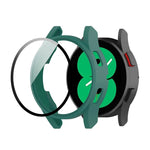 Étui de protection intégré pour montre Samsung Galaxy Watch FE 40 mm en polycarbonate et verre trempé.