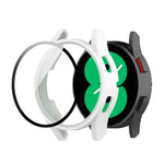Étui de protection intégré pour montre Samsung Galaxy Watch FE 40 mm en polycarbonate et verre trempé.