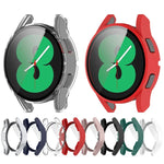 Étui de protection intégré pour montre Samsung Galaxy Watch FE 40 mm en polycarbonate et verre trempé.