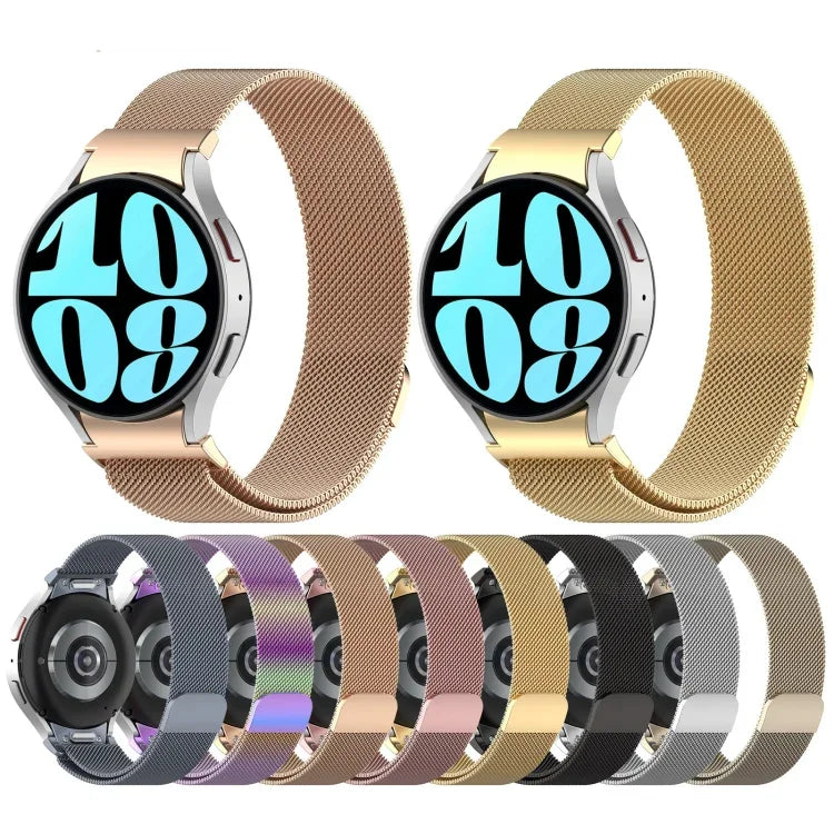 Bracelet de montre Milan magnétique à dégagement rapide en acier inoxydable, pour Samsung Galaxy Watch FE 40 mm, pour Samsung Galaxy Watch 7 40 / 44 mm