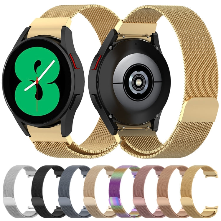 Bracelet de montre Milan magnétique en acier inoxydable, pour Samsung Galaxy Watch Ultra 47 mm / Ultra 2025, pour Samsung Galaxy Watch FE 40 mm, pour Samsung Galaxy Watch 7 40 / 44 mm