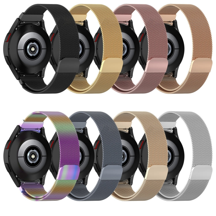 Bracelet de montre Milan magnétique en acier inoxydable, pour Samsung Galaxy Watch Ultra 47 mm / Ultra 2025, pour Samsung Galaxy Watch FE 40 mm, pour Samsung Galaxy Watch 7 40 / 44 mm