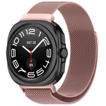 Bracelet de montre magnétique en acier Milan pour Samsung Galaxy Watch Ultra 47 mm