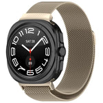 Bracelet de montre magnétique en acier Milan pour Samsung Galaxy Watch Ultra 47 mm