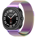 Bracelet de montre magnétique en acier Milan pour Samsung Galaxy Watch Ultra 47 mm