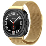 Bracelet de montre magnétique en acier Milan pour Samsung Galaxy Watch Ultra 47 mm