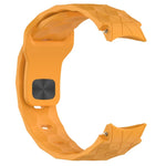 Bracelet de montre en silicone à boucle inversée texturée Football, Pour Samsung Galaxy Watch 4 44mm, Pour Samsung Galaxy Watch 4 40mm, Pour Samsung Galaxy Watch 4 Classic 46mm, Pour Samsung Galaxy Watch 4 Classic 42mm
