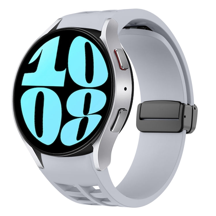 Bracelet de montre en silicone avec boucle noire magnétique pliante Richard, pour Samsung Galaxy Watch 6 40 / 44mm, pour Samsung Galaxy Watch 5 Pro édition golf, pour Samsung Galaxy Watch 5 édition golf