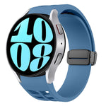 Bracelet de montre en silicone avec boucle noire magnétique pliante Richard, pour Samsung Galaxy Watch 6 40 / 44mm, pour Samsung Galaxy Watch 5 Pro édition golf, pour Samsung Galaxy Watch 5 édition golf