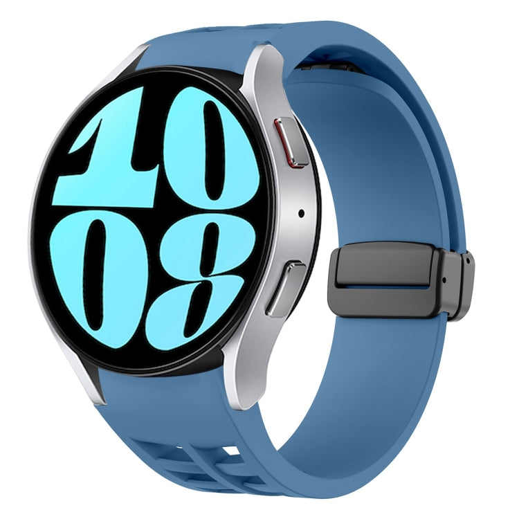 Bracelet de montre en silicone avec boucle noire magnétique pliante Richard, pour Samsung Galaxy Watch 6 40 / 44mm, pour Samsung Galaxy Watch 5 Pro édition golf, pour Samsung Galaxy Watch 5 édition golf