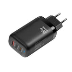 Adaptateur ordinateur portable / tablette TE-65W GaN PD65W double USB-C+USB-A, prise EU, prise EU