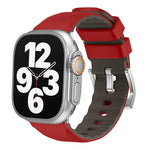 Two-Color Silicone Watch Band, For Apple Watch Series 4 44mm, For Apple Watch Series 4 40mm