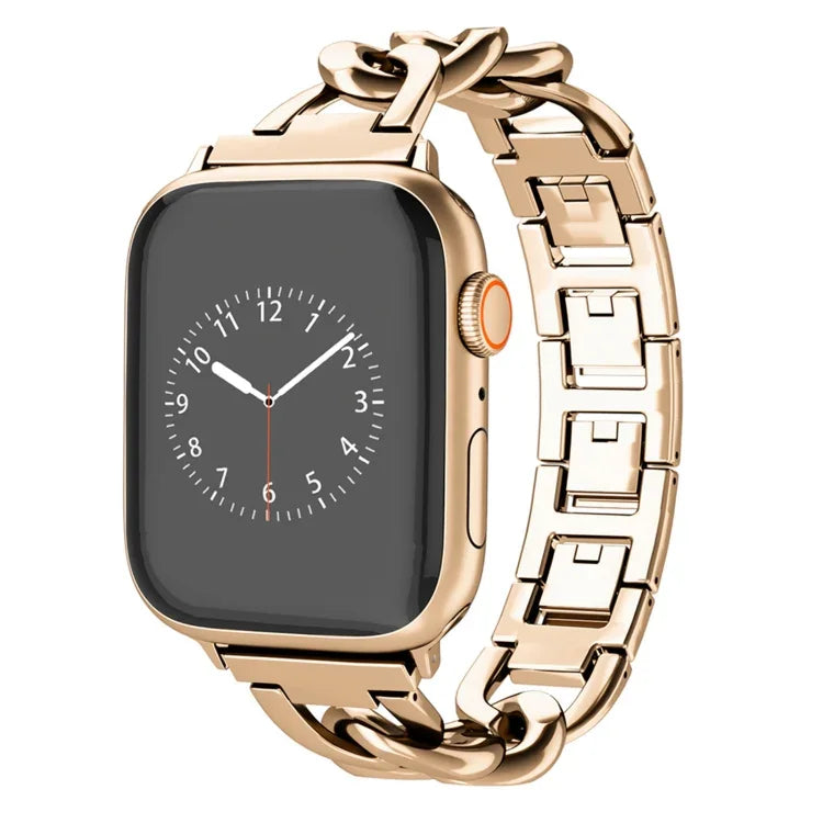 Bracelet de montre à chaîne métallique à dégagement rapide, pour Apple Watch Series 3 38 mm et Apple Watch Series 3 42 mm