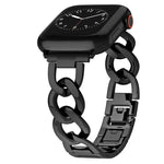 Bracelet de montre à chaîne métallique à dégagement rapide, pour Apple Watch Series 3 38 mm et Apple Watch Series 3 42 mm
