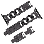 Bracelet de montre à chaîne métallique à dégagement rapide, pour Apple Watch Series 3 38 mm et Apple Watch Series 3 42 mm