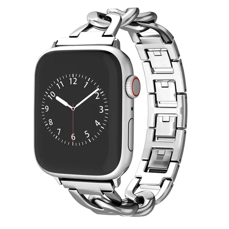 Bracelet de montre à chaîne métallique à dégagement rapide, pour Apple Watch Series 3 38 mm et Apple Watch Series 3 42 mm