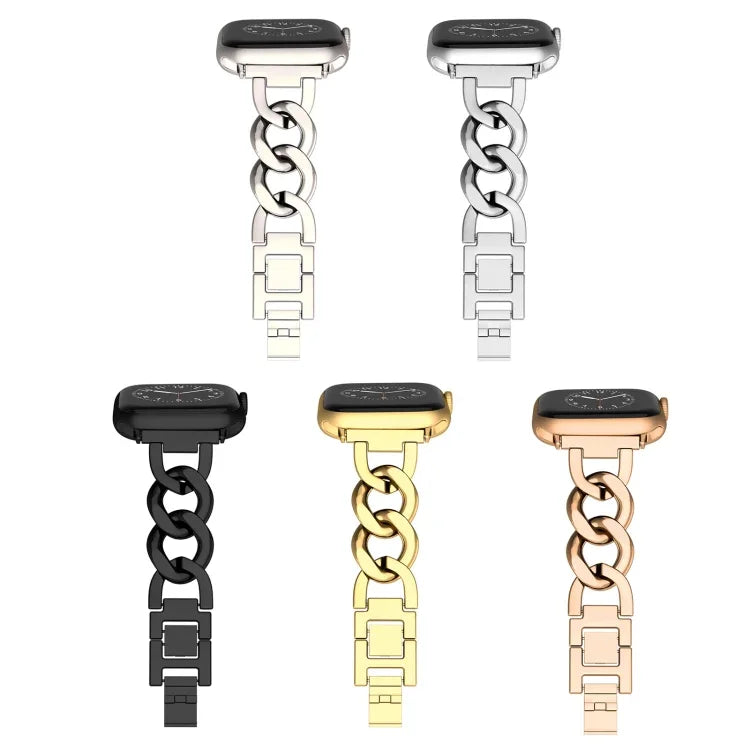 Bracelet de montre à chaîne métallique à dégagement rapide, pour Apple Watch Series 3 38 mm et Apple Watch Series 3 42 mm