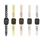 Bracelet de montre à chaîne métallique à dégagement rapide, pour Apple Watch Series 3 38 mm et Apple Watch Series 3 42 mm