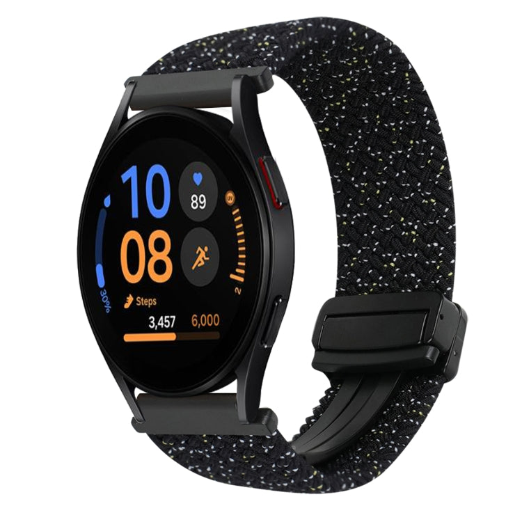 Bracelet de montre tressé à boucle magnétique de 20 mm, pour Samsung Galaxy Watch FE 40 mm, pour Samsung Galaxy Watch 6 Classic