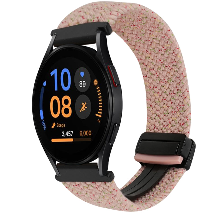 Bracelet de montre tressé à boucle magnétique de 20 mm, pour Samsung Galaxy Watch FE 40 mm, pour Samsung Galaxy Watch 6 Classic