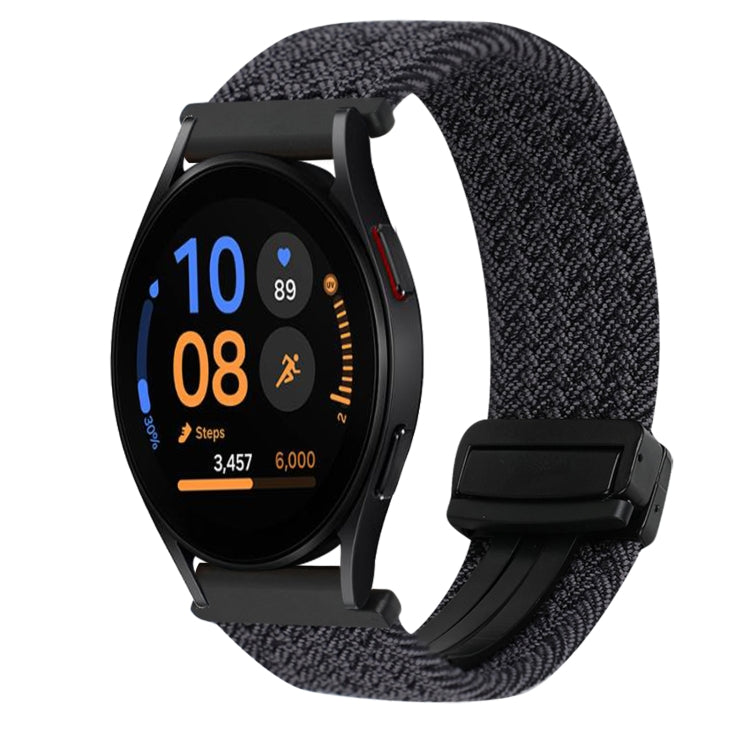 Bracelet de montre tressé à boucle magnétique de 20 mm, pour Samsung Galaxy Watch FE 40 mm, pour Samsung Galaxy Watch 6 Classic