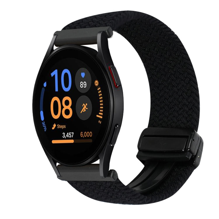Bracelet de montre tressé à boucle magnétique de 20 mm, pour Samsung Galaxy Watch FE 40 mm, pour Samsung Galaxy Watch 6 Classic