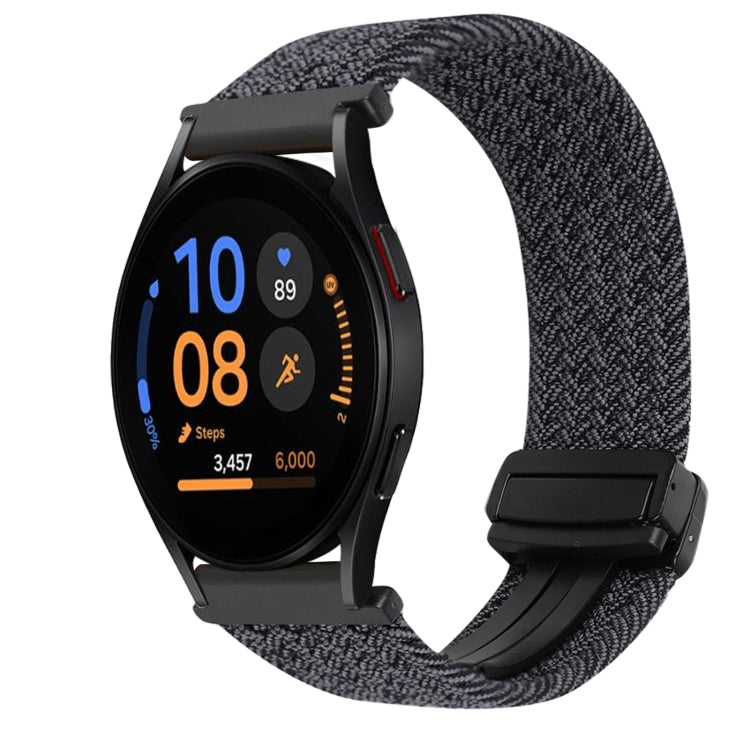 Bracelet de montre tressé à boucle magnétique de 20 mm, pour Samsung Galaxy Watch FE 40 mm, pour Samsung Galaxy Watch 6 Classic