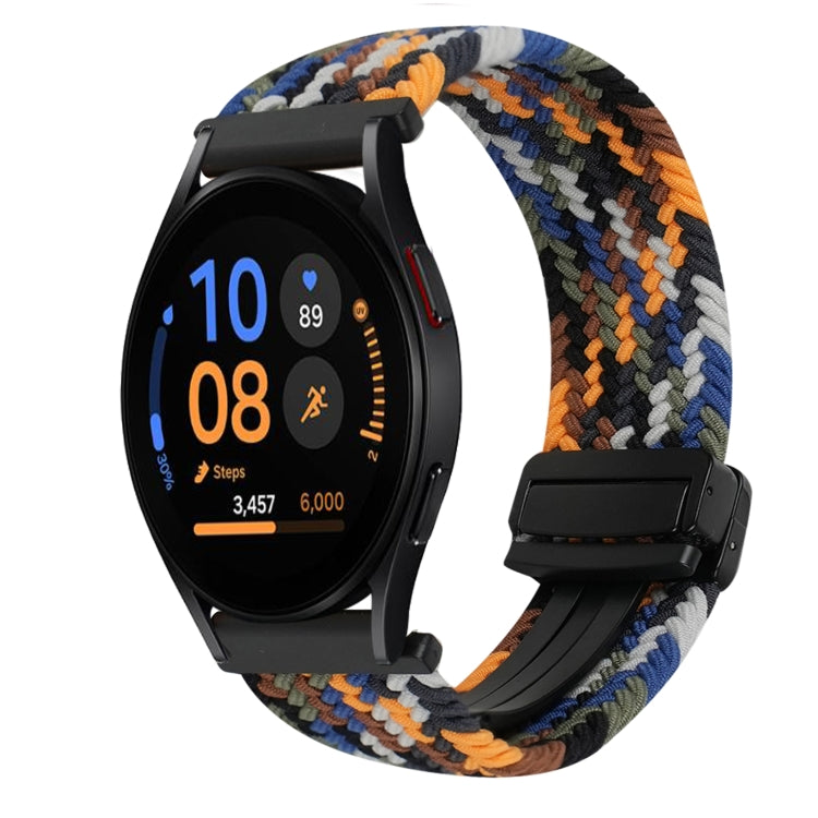 Bracelet de montre tressé à boucle magnétique de 20 mm, pour Samsung Galaxy Watch FE 40 mm, pour Samsung Galaxy Watch 6 Classic