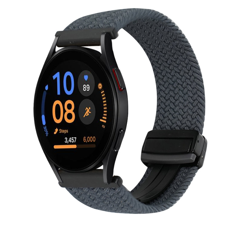 Bracelet de montre tressé à boucle magnétique de 20 mm, pour Samsung Galaxy Watch FE 40 mm, pour Samsung Galaxy Watch 6 Classic