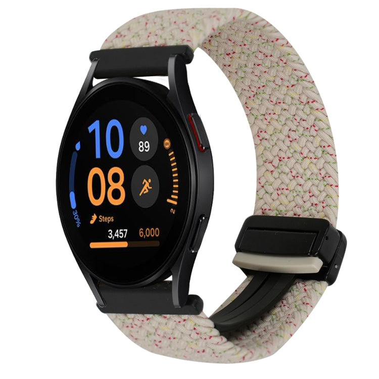 Bracelet de montre tressé à boucle magnétique de 20 mm, pour Samsung Galaxy Watch FE 40 mm, pour Samsung Galaxy Watch 6 Classic