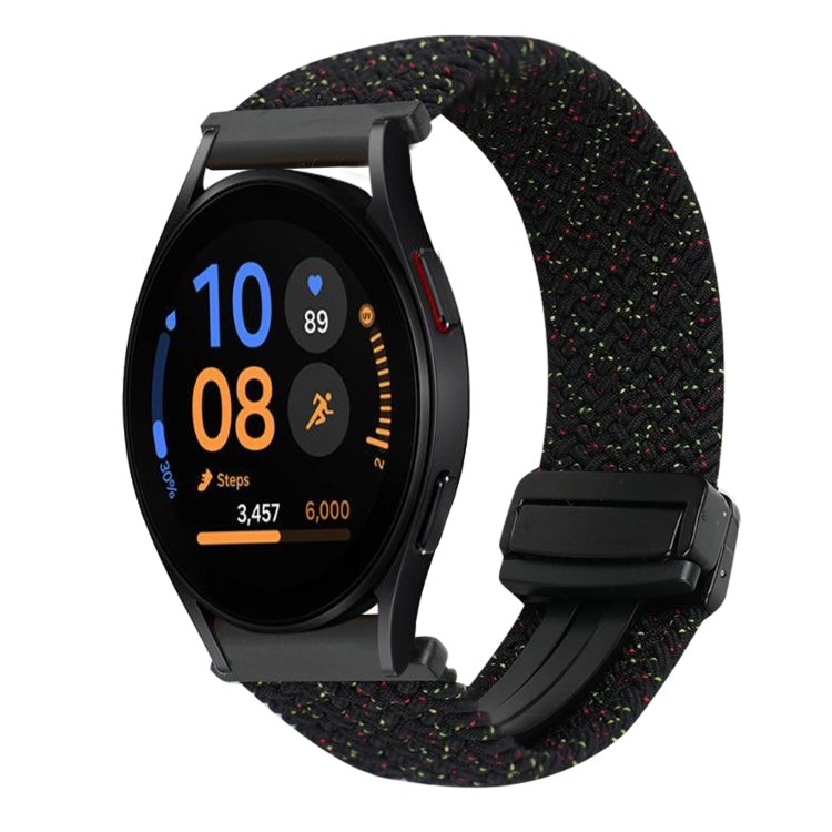 Bracelet de montre tressé à boucle magnétique de 20 mm, pour Samsung Galaxy Watch FE 40 mm, pour Samsung Galaxy Watch 6 Classic