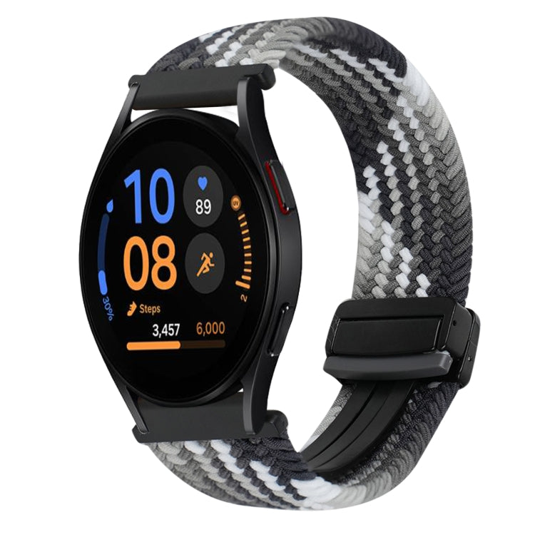 Bracelet de montre tressé à boucle magnétique de 20 mm, pour Samsung Galaxy Watch FE 40 mm, pour Samsung Galaxy Watch 6 Classic