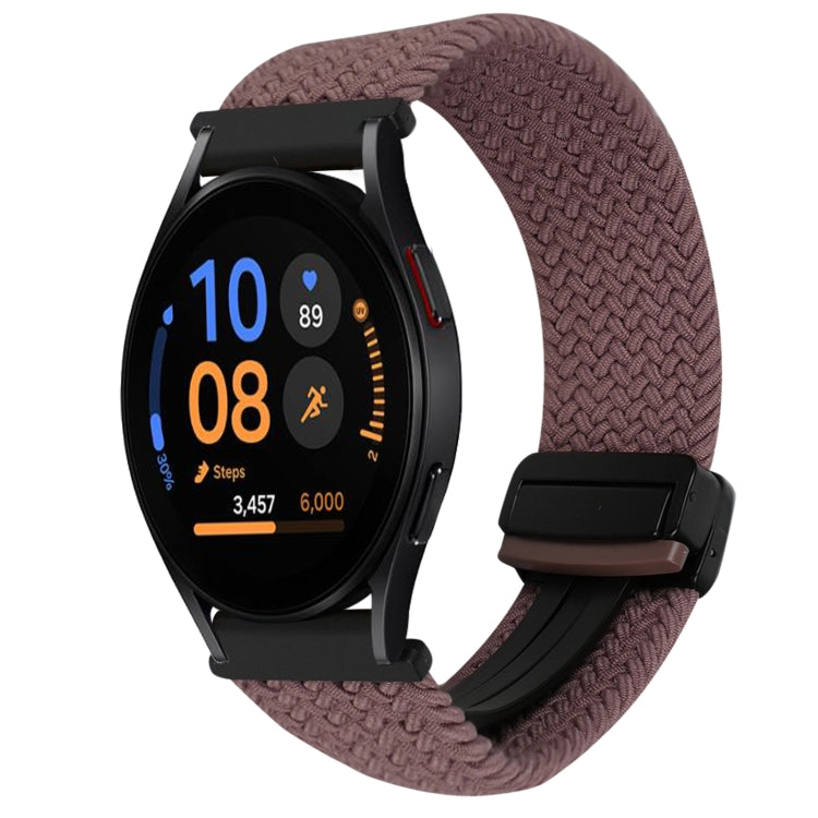 Bracelet de montre tressé à boucle magnétique de 20 mm, pour Samsung Galaxy Watch FE 40 mm, pour Samsung Galaxy Watch 6 Classic