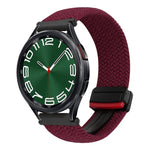 Bracelet de montre tressé à boucle magnétique de 20 mm, pour Samsung Galaxy Watch FE 40 mm, pour Samsung Galaxy Watch 6 Classic